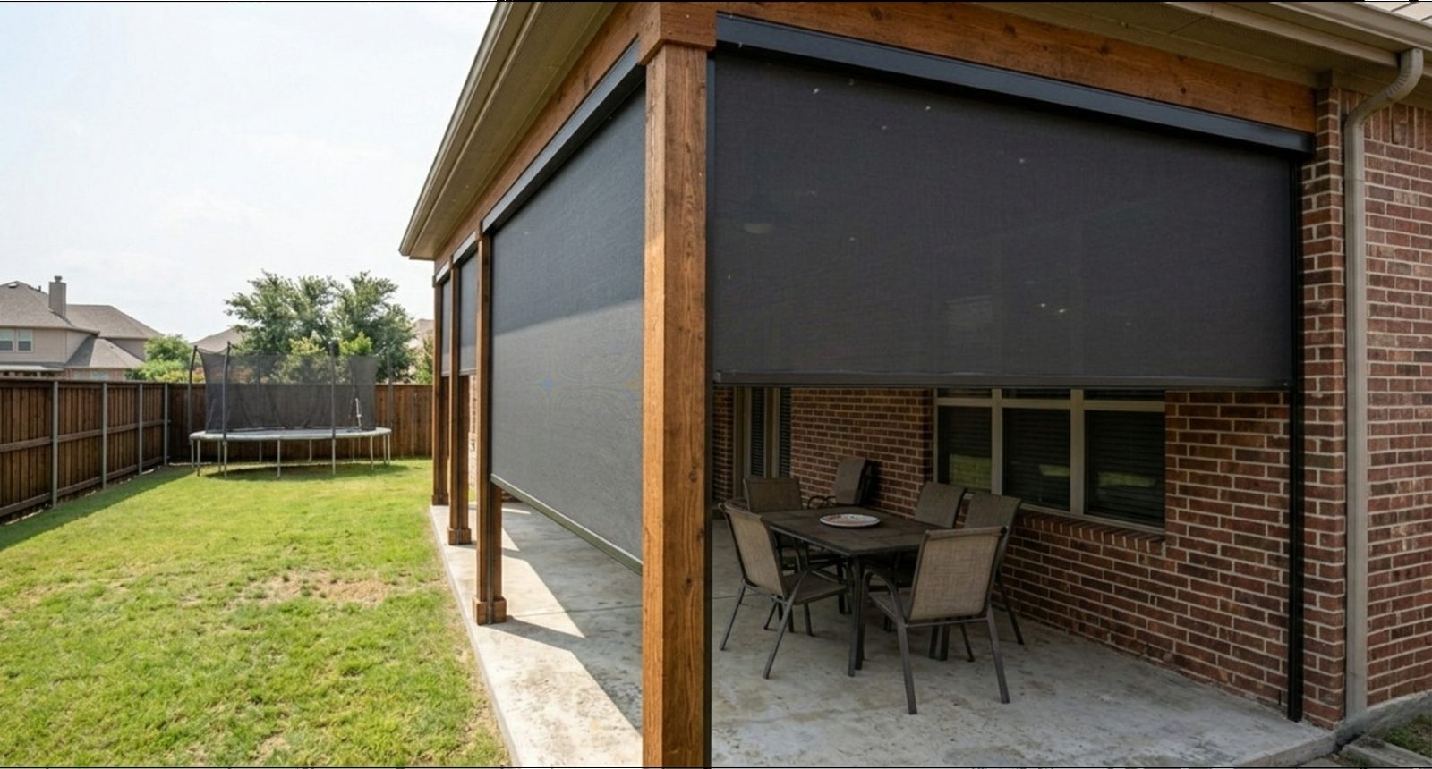 Porch Screen in Weatherford